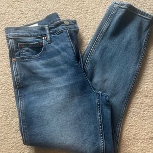 Women’s Gap Vintage Slim High Rise Blue Jeans EUC 8P